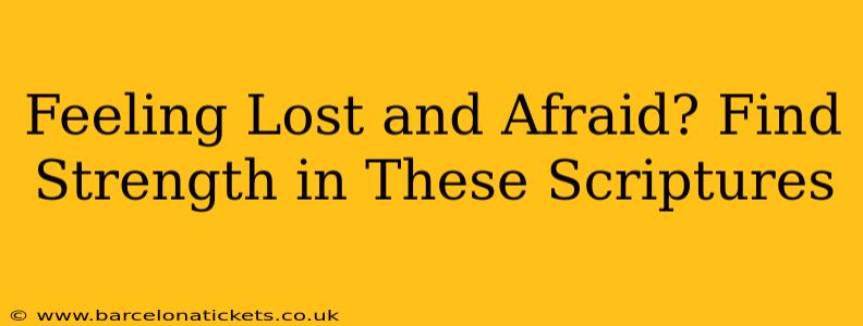 Feeling Lost and Afraid? Find Strength in These Scriptures