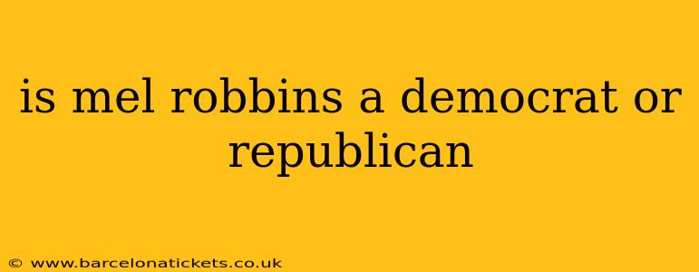is mel robbins a democrat or republican