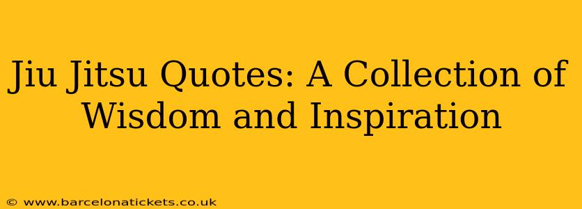 Jiu Jitsu Quotes: A Collection of Wisdom and Inspiration