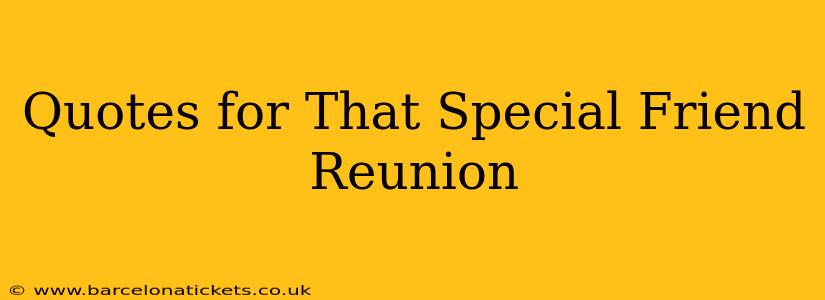 Quotes for That Special Friend Reunion