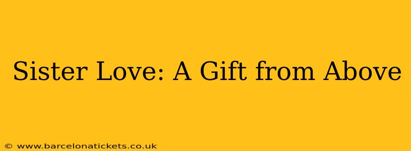 Sister Love: A Gift from Above