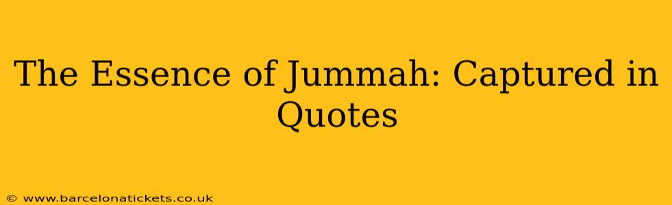 The Essence of Jummah: Captured in Quotes