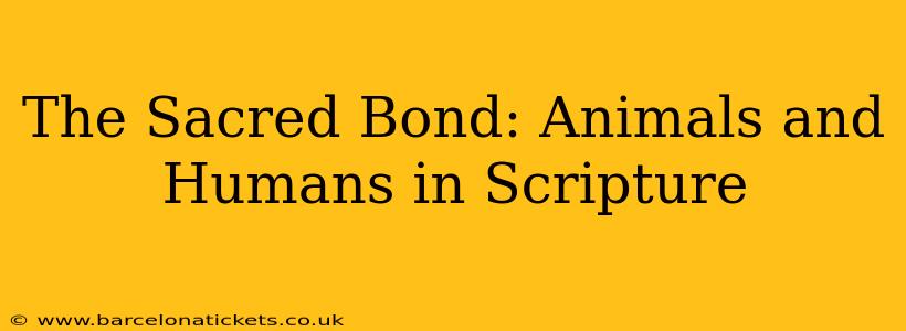 The Sacred Bond: Animals and Humans in Scripture