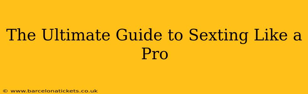 The Ultimate Guide to Sexting Like a Pro
