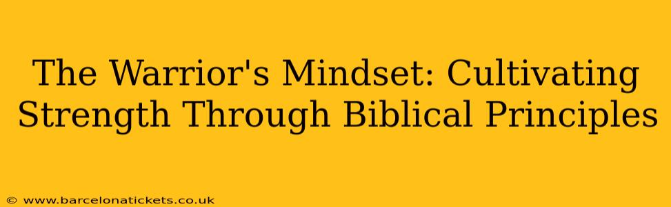 The Warrior's Mindset: Cultivating Strength Through Biblical Principles