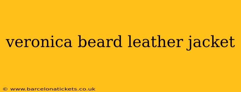 veronica beard leather jacket